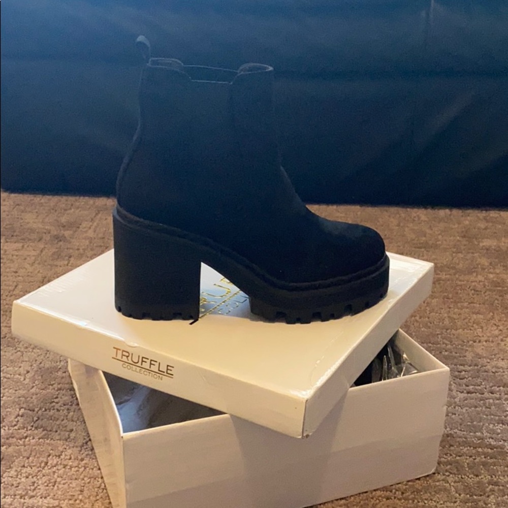 Black Bootie Chunky Boots